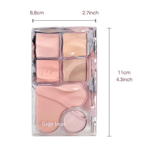  Pinky Heart Gege Bear Eyeshadow Palette cashymart
