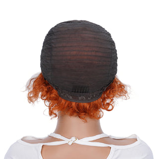  Pixie Cut Wig Human Hair Curly Lace Front cashymart