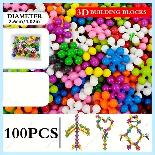  Plum Blossom 3D Building Blocks Set cashymart
