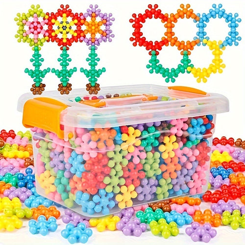  Plum Blossom 3D Building Blocks Set cashymart