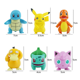  Pokemon Anime Action Figures Kawaii Toys cashymart