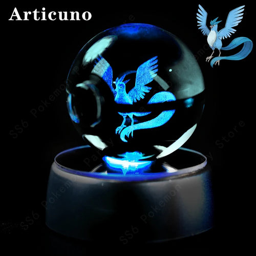  Pokemon Crystal Ball 3D Lamp Night Light cashymart