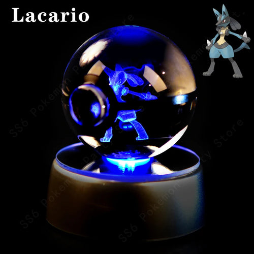  Pokemon Crystal Ball 3D Lamp Night Light cashymart
