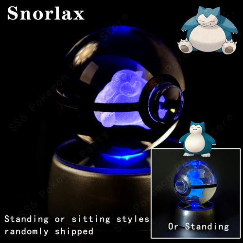  Pokemon Crystal Ball 3D Lamp Night Light cashymart