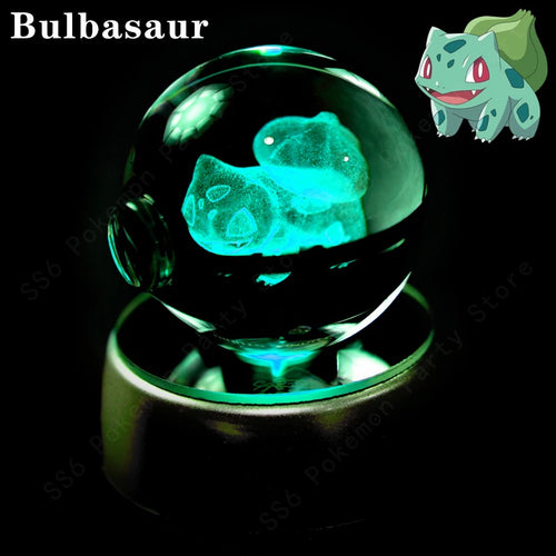  Pokemon Crystal Ball 3D Lamp Night Light cashymart