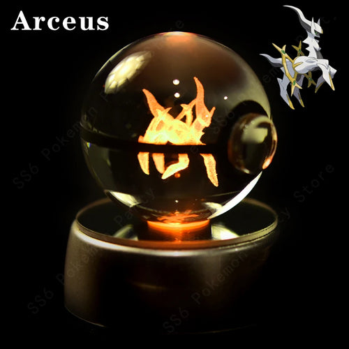  Pokemon Crystal Ball 3D Lamp Night Light cashymart