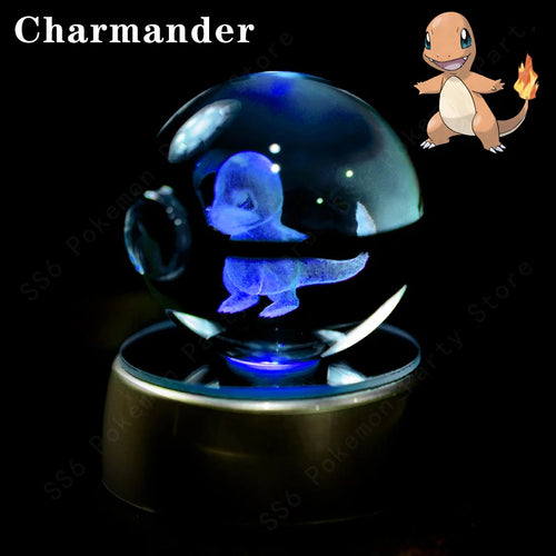  Pokemon Crystal Ball 3D Lamp Night Light cashymart
