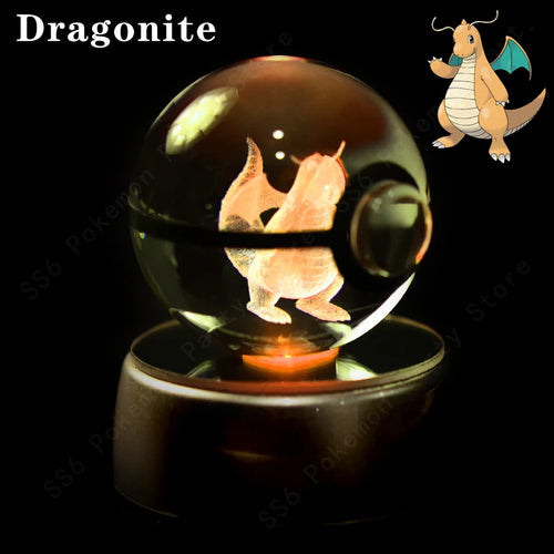  Pokemon Crystal Ball 3D Lamp Night Light cashymart