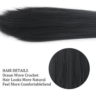  Ponytail Extension Clip In Straight Hairpiece cashymart