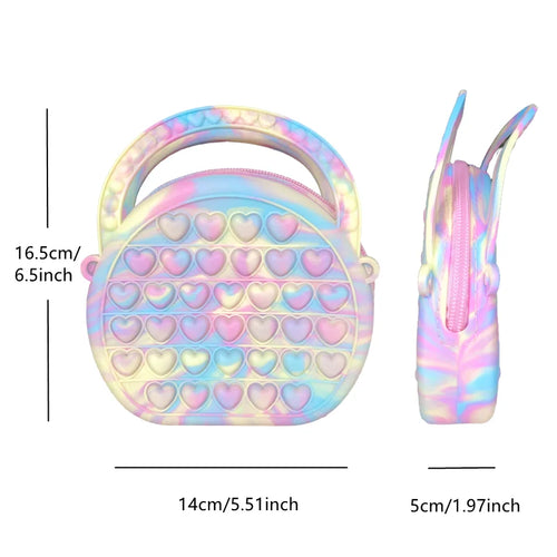  Pop Purse Silicone Sensory Push Bubble Bag cashymart