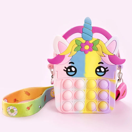  Pop Purse Silicone Sensory Push Bubble Bag cashymart