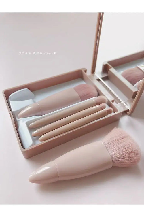  Portable 5 Piece Makeup Brush Travel Set cashymart