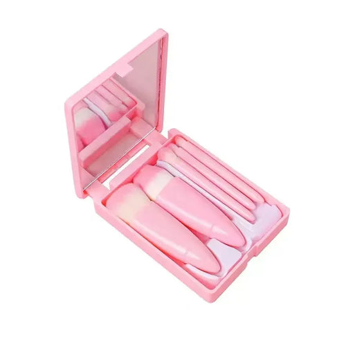  Portable 5 Piece Makeup Brush Travel Set cashymart