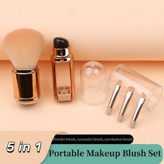  Portable 5 in 1 Eye Shadow Brush Set cashymart
