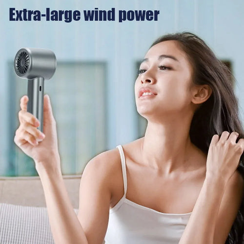  Portable Bladeless Hand Fan USB Rechargeable cashymart
