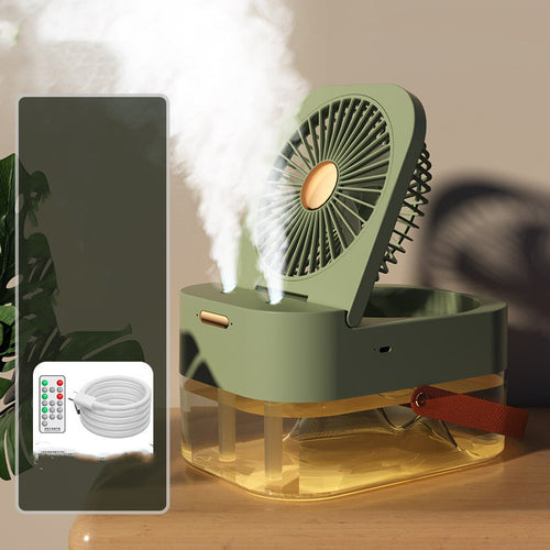  Portable Cooling and Humidifying Fan with Night Light cashymart