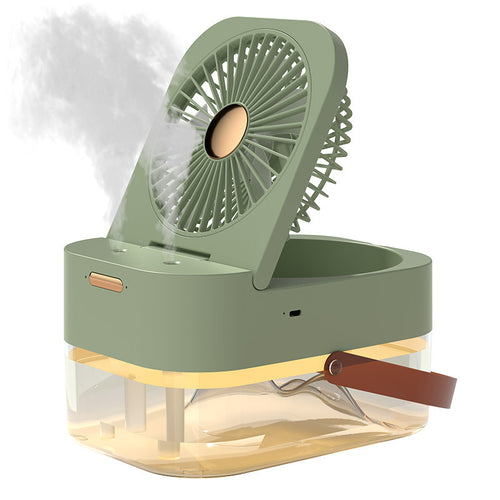 Portable Cooling and Humidifying Fan with Night Light cashymart