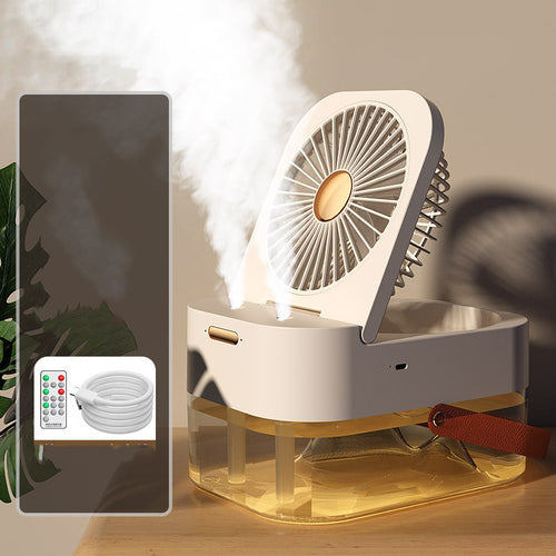  Portable Cooling and Humidifying Fan with Night Light cashymart