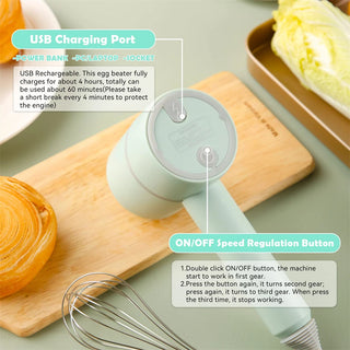  Portable Electric Blender Mixer Set cashymart