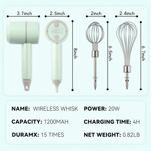  Portable Electric Blender Mixer Set cashymart