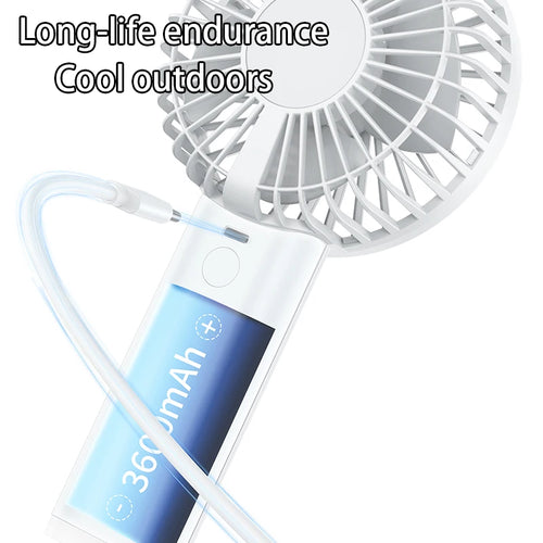  Portable Handheld High-Speed Fan with LED Display cashymart
