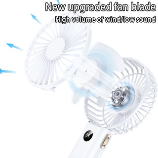  Portable Handheld High-Speed Fan with LED Display cashymart