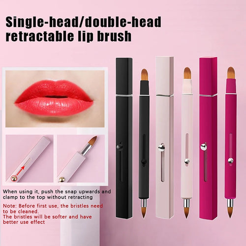 Portable Retractable Lip Brush Set cashymart