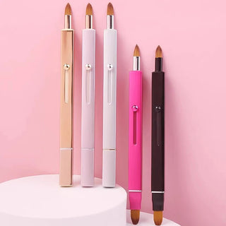  Portable Retractable Lip Brush Set cashymart