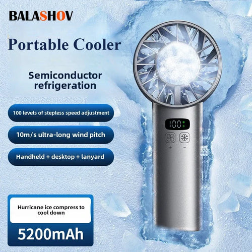  Portable USB Rechargeable Handheld Fan cashymart