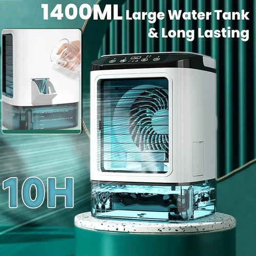  Portable Ultrasonic Air Cooler Fan with Night Light cashymart