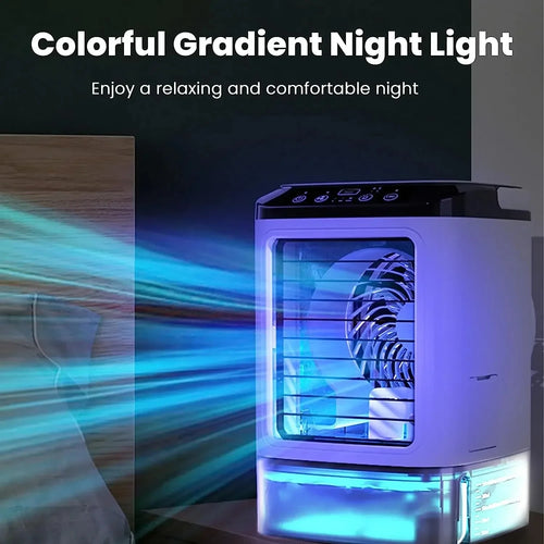  Portable Ultrasonic Air Cooler Fan with Night Light cashymart