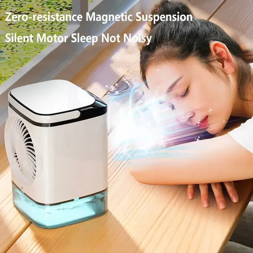  Portable Ultrasonic Air Cooler Fan with Night Light cashymart