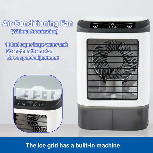  Portable Ultrasonic Air Cooler Fan with Night Light cashymart