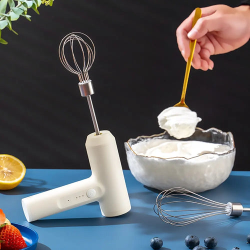  Portable Wireless Electric Food Mixer 3 Speeds cashymart