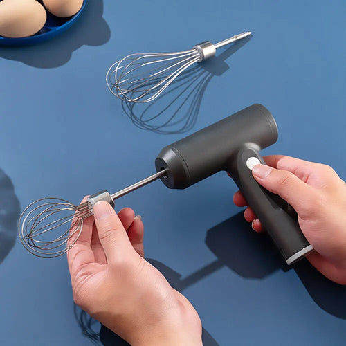  Portable Wireless Electric Food Mixer 3 Speeds cashymart