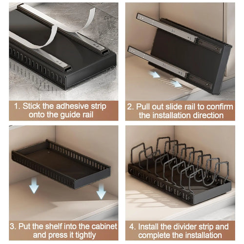  Pots and Pans Organizer Under Cabinet cashymart
