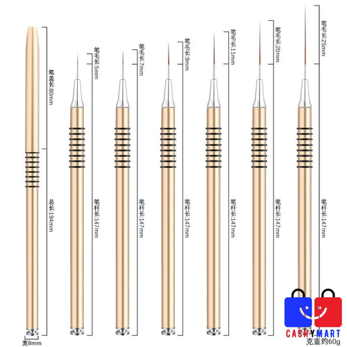 Precision Nail Art Liner Brushes cashymart