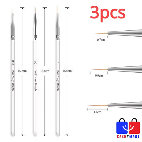  Precision Nail Art Liner Brushes cashymart