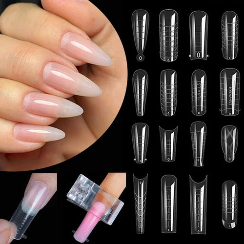  Press On Nails Dual Forms Full Cover Tips cashymart