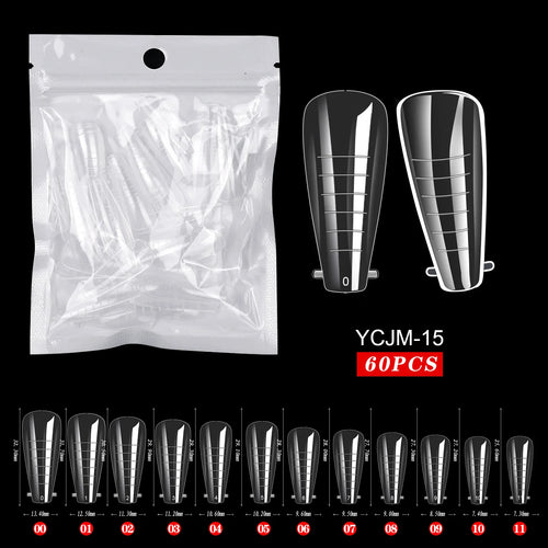  Press On Nails Dual Forms Full Cover Tips cashymart