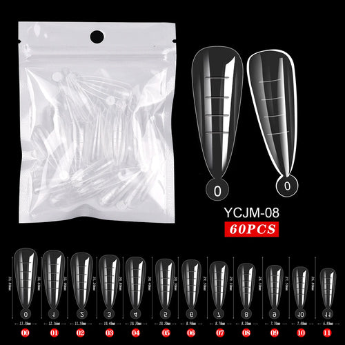  Press On Nails Dual Forms Full Cover Tips cashymart