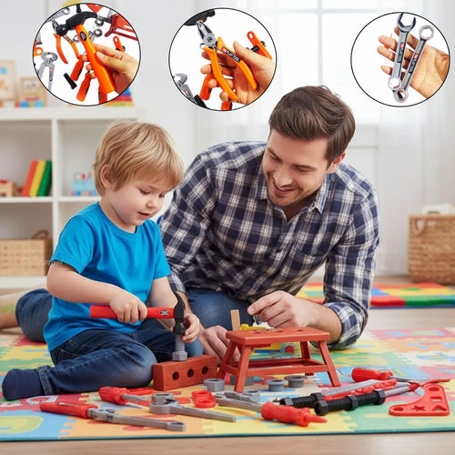 Pretend Tools Kit for Kids cashymart
