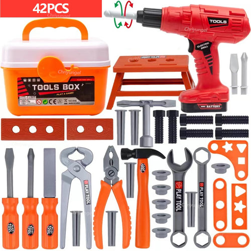  Pretend Tools Kit for Kids cashymart