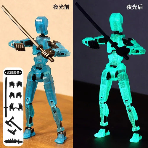  Printed Luminous Titan Action Figures cashymart