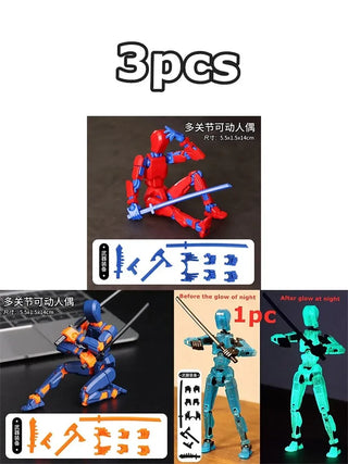  Printed Luminous Titan Action Figures cashymart