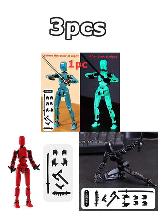  Printed Luminous Titan Action Figures cashymart