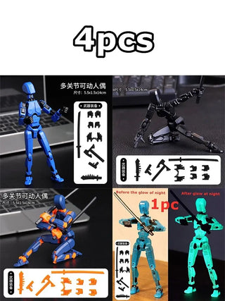  Printed Luminous Titan Action Figures cashymart