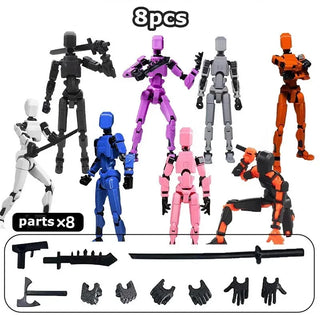  Printed Luminous Titan Action Figures cashymart