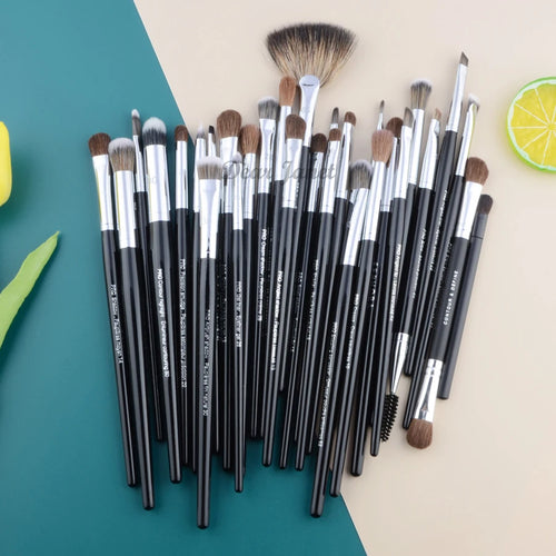  Pro Makeup Brushes with Black Handle cashymart