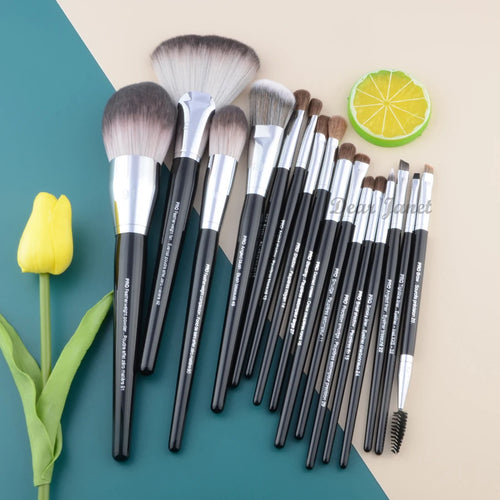  Pro Makeup Brushes with Black Handle cashymart